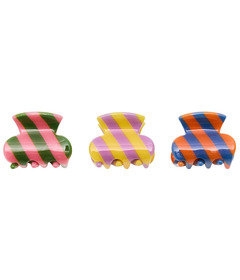 Mimi & Lula Mini Claw Clips Striped