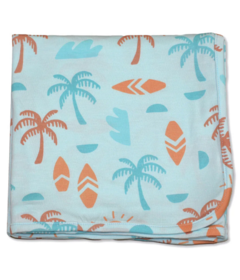 Silkberry Baby Bamboo Swaddle Blanket Sunny Shores