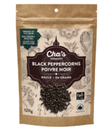 Poivre noir en grains entier de Cha's Organics