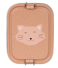 image of Trixie Stainless Steel Small Lunch Box Mrs. Cat with sku:329037
