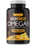 AquaOmega Standard Omega-3 Fish Oil SoftGels (en anglais)