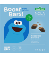 Nola Baking Co. Sesame Street Boost Bars Chocolate Brownie