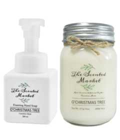 The Scented Market Foaming Hand Soap & Candle O'Christmas Tree Bundle
