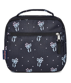 Jansport Lunch Break Bag Pastel Petals Black