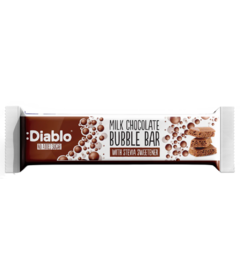 Diablo No Added Sugar Milk Chocolate Bubble Bar