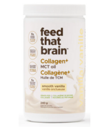 Feed That Brain Collagen + MCT Drink Mix Powder Vanilla