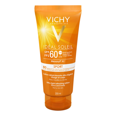 Vichy Ideal Soleil Sport SPF 60 Ultra-Light Refreshing Lotion Vichy Ideal Soleil Sport SPF 60 Ultra-Light Refreshing Lotion