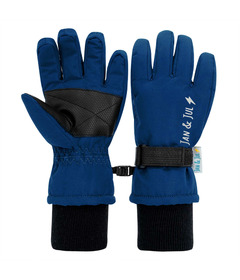 Jan & Jul Toasty-Dry Waterproof Snow Gloves Nebula Blue