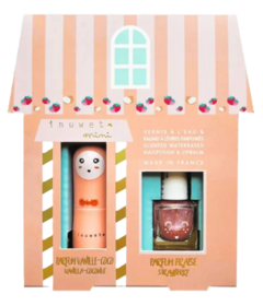 Inuwet Maison Juliette Lip Balm + Water Based Nail Polish Set