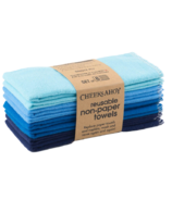 Cheeks Ahoy Reusable Non-Paper Towels Blues