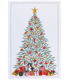 image of Now Designs By Danica Christmas Dishtowel Festive Fir with sku:334856