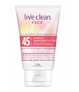 Live Clean Face Mineral Sunscreen Lotion 45 SPF