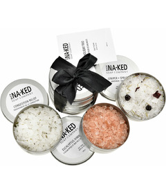 Buck Naked Soap Company Mini Salt Soak Trio