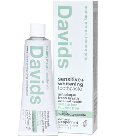 Davids Hydroxi Sensitive + Whitening Toothpaste Peppermint
