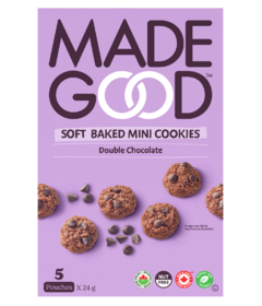 MadeGood Soft Baked Mini Cookies Double Chocolate
