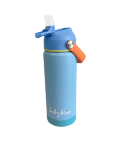 Baby Bliss Kids Insulated Water Bottle Blue Blast