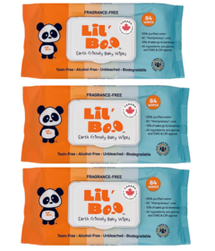 Lil' Boo Earth Friendly Baby Wipes Packs