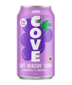 Cove Gut Healthy Soda Grape