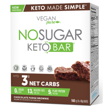 Buy No Sugar Company Keto Bar Chocolate Fudge Brownie at Well.ca | Free ...
