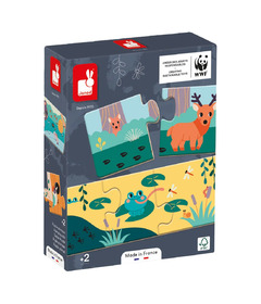 Janod Puzzles Animal Footprints