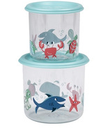 Sugarbooger Good Lunch Snack Containers Large Ocean