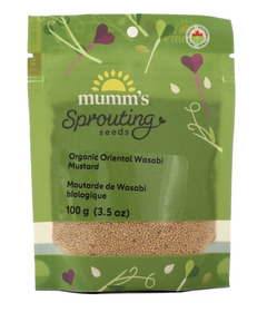 Mumm's Sprouting Seeds Organic Oriental Wasabi Mustard Seeds
