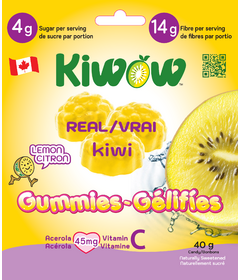 Kiwow Gummies Kiwi & Lemon