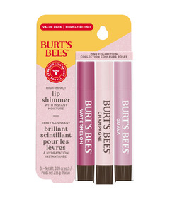 Burt's Bees 100% Natural Origin Lip Shimmer Pink Collection