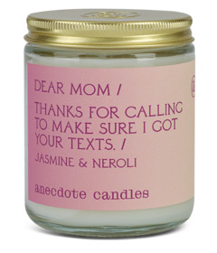 Anecdote Candles Glass Jar Candle Dear Mom