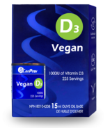 CanPrev D3 Drops 1000 IU Vegan