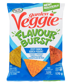 Sensible Portions Garden Veggie Flavour Burst Tortilla Chips Zesty Ranch