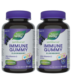 Nature's Way Sambucus Kids Immune with Vitamin C & Zinc Gummies Bundle