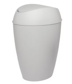 Umbra Twirla Wastebasket Grey
