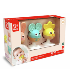 Hape Toys Cheery Critter Rattle Trio