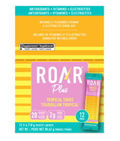 image of ROAR Plus Electrolyte Drink Mix Tropical Twist with sku:331869