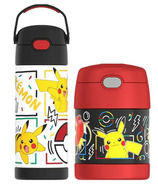 Thermos Water Bottle & Food Jar Pokemon Bundle 