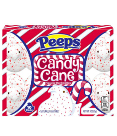 Peeps Candy Cane Marshmallow Chicks