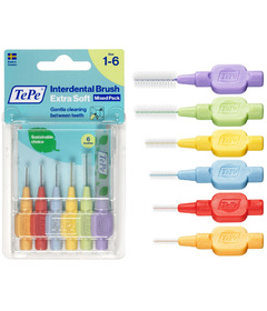 TePe Interdental Brush Extra Soft Mixed Pack