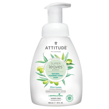ATTITUDE Super Leaves Foaming Hand Soap Olive Leaves ATTITUDE Super Leaves Foaming Hand Soap Olive Leaves