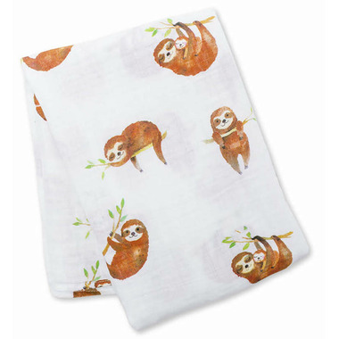 sloth baby swaddle