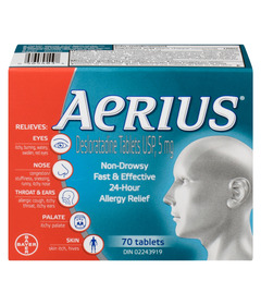 AERIUS Fast Relief Non-Drowsy Allergy Medicine