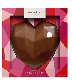 Simon Coll 3D Milk Chocolate Heart