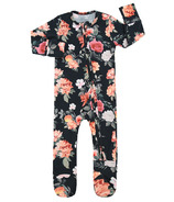 Belan.J Footed Zipper Sleeper Midnight Blossom