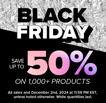 Black Friday: save up to 50%