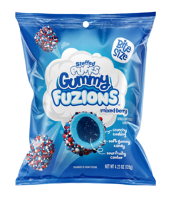 Stuffed Puffs Gummy Fuzions Sour Mixed Berry