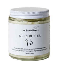 Her Sacred Roots Belly Butter for Pregnancy and Postpartum