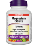 Webber Naturals Magnesium Citrate Capsules