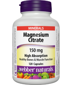 Webber Naturals Magnesium Citrate 150mg