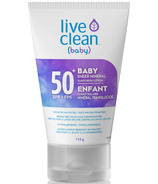 Live Clean Sheer Mineral Baby Sun Lotion SPF 50+ (en anglais seulement)