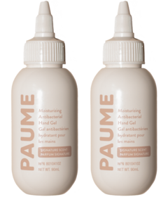 PAUME Moisturizing Antibacterial Hand Gel Travel Bottle Bundle